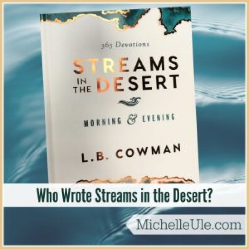 Who Wrote Streams in the Desert?